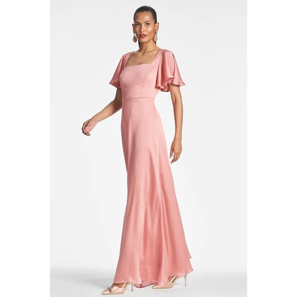 Sachin + Babi Dresses & Skirts - Sachin & Babi NWT- CORAL AURORA FLORAL A-LINE GOWN -ROUGE - Sz:6 Ret $398.